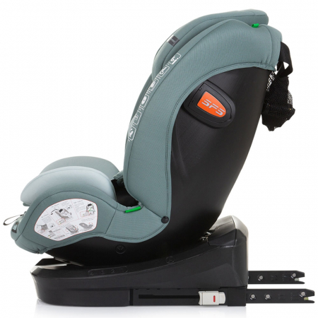 Chipolino Volare I-Size 40-150 cm-es autósülés pasztell zöld színben, Isofix rendszerrel [3]