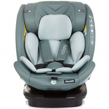 Chipolino Volare I-Size 40-150 cm-es autósülés pasztell zöld színben, Isofix rendszerrel [1]