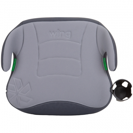 GYEREK AUTÓSÜLÉSEK - Chipolino Wing I-Size 125-150 cm autós ülésmagasító Isofix rendszerrel, hamuszürke színben