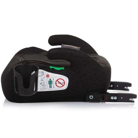 Chipolino Wing I-Size 125-150 cm magasító ülés obsidian színben Isofix rendszerrel [2]