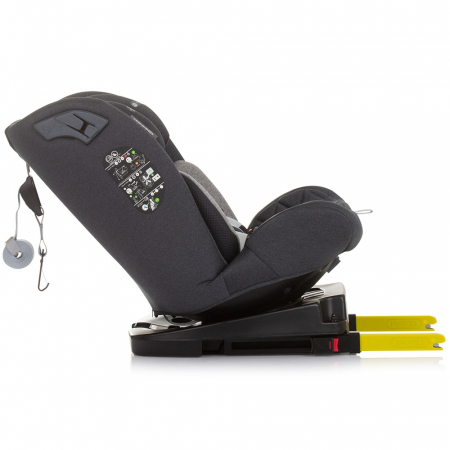 Chipolino X Factor I-Size 40-150 cm-es autósülés gránit színben, Isofix rendszerrel [6]