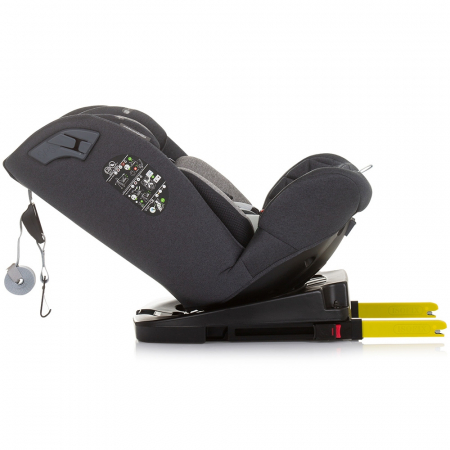 Chipolino X Factor I-Size 40-150 cm-es autósülés gránit színben, Isofix rendszerrel [7]