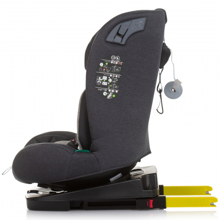 Chipolino X Factor I-Size 40-150 cm-es autósülés gránit színben, Isofix rendszerrel [3]