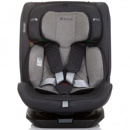 Chipolino X Factor I-Size 40-150 cm-es autósülés gránit színben, Isofix rendszerrel [1]
