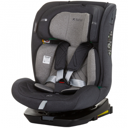 GYEREK AUTÓSÜLÉSEK - Chipolino X Factor I-Size 40-150 cm-es autósülés gránit színben, Isofix rendszerrel