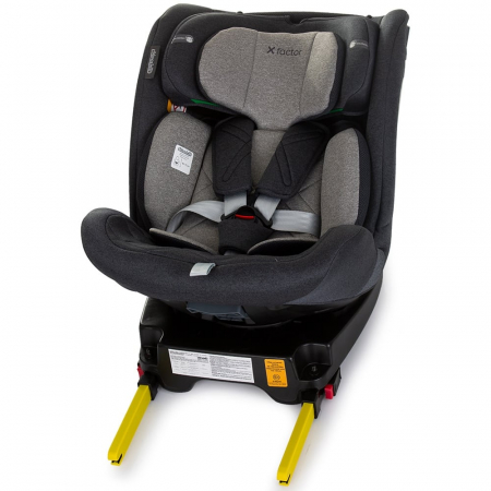 Chipolino X Factor I-Size 40-150 cm-es autósülés gránit színben, Isofix rendszerrel [9]