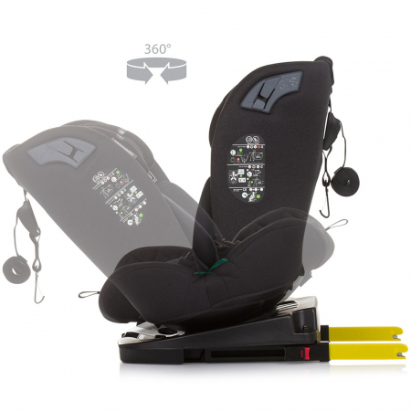 Chipolino X Factor I-Size 40-150 cm obsidian autósülés Isofix rendszerrel [5]