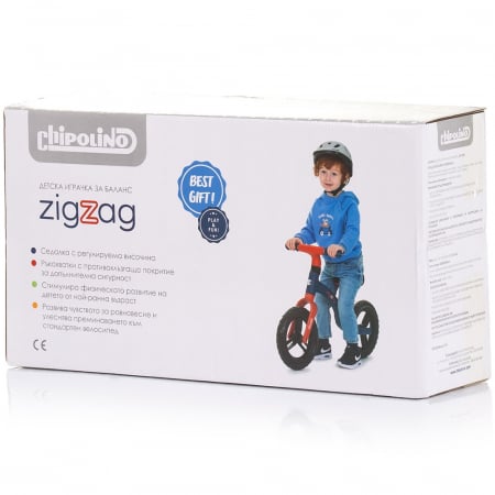 Chipolino Zig Zag rózsaszín pedál nélküli bicikli [3]