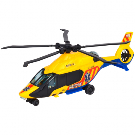 KISAUTÓK - JÁRMŰVEK - Dickie Toys Airbus H160 mentőhelikopter, 23 cm