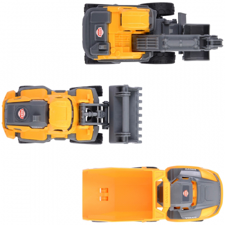 Dickie Toys építőipari készlet 3 járművel, 16 cm [3]