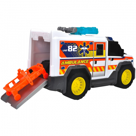 Dickie Toys Mentőautó 30 cm fényekkel és hangokkal [7]