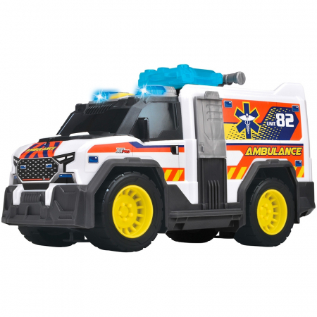 KISAUTÓK - JÁRMŰVEK - Dickie Toys Mentőautó 30 cm fényekkel és hangokkal