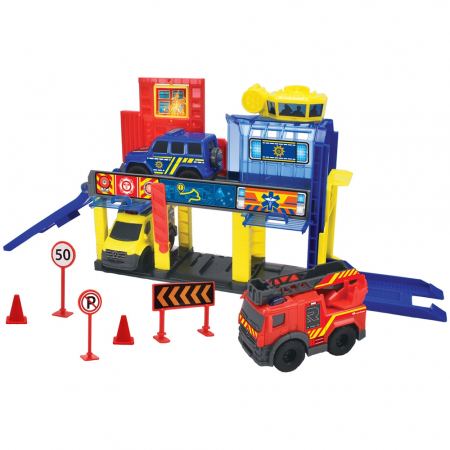KISAUTÓK - JÁRMŰVEK - Dickie Toys Micro SOS Mentőállomás