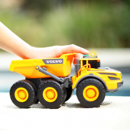 Dickie Toys Volvo billenős teherautó 23 cm, fényekkel és hangokkal [5]