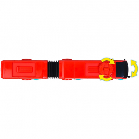 Dickie Toys Volvo városi busz 40 cm piros [3]