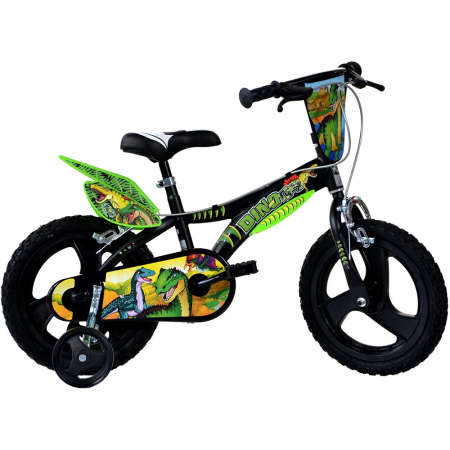 KÜLTÉRI JÁTÉKOK / LÁBBAL HAJTHATÓ BICIKLIK - Dino Bikes 16' Dinosaur gyerek kerékpár