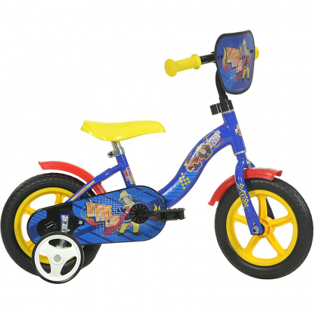 KÜLTÉRI JÁTÉKOK / LÁBBAL HAJTHATÓ BICIKLIK - Gyerek kerékpár Dino Bikes 10' Tűzoltó Sam