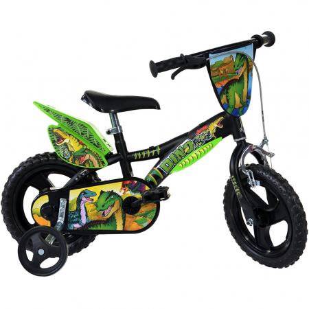 KÜLTÉRI JÁTÉKOK / LÁBBAL HAJTHATÓ BICIKLIK - Gyerek kerékpár Dino Bikes 12' Dinoszaurusz