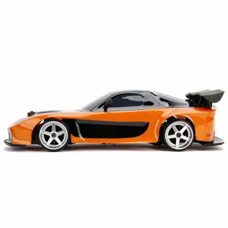 Jada Toys Fast and Furious Mazda RX-7 Drift autó gumiabroncsokkal és távirányítóval [3]