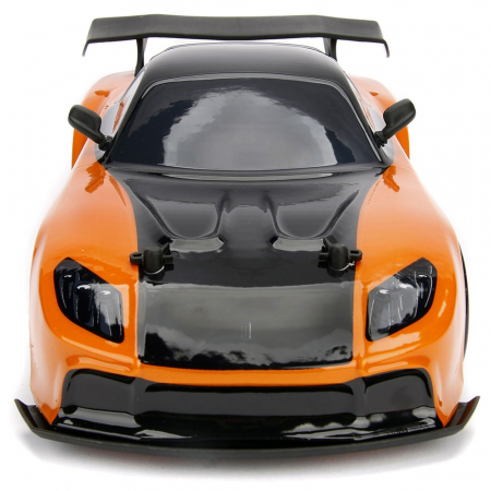 Jada Toys Fast and Furious Mazda RX-7 Drift autó gumiabroncsokkal és távirányítóval [9]