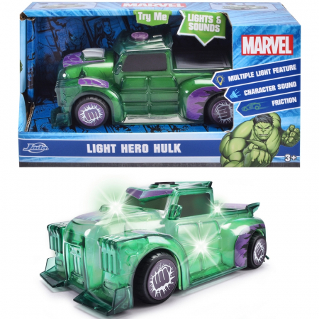 Jada Toys Marvel Light Hero Hulk autó 1:32 15 cm [4]
