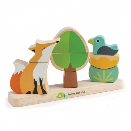 PUZZLE - Mágneses puzzle - Róka az erdőben, 8 darabos