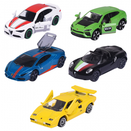 KISAUTÓK - JÁRMŰVEK - Majorette Dream Cars Italy szett 5 fém kisautóval