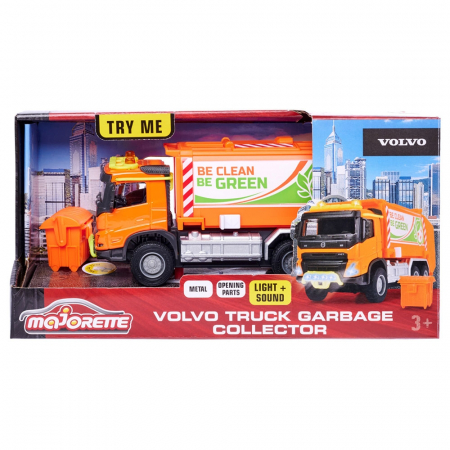 Majorette Volvo szemetesautó kukával [11]