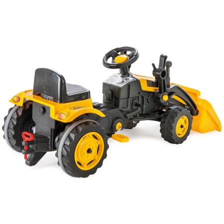 Pilsan Active pedálos traktor rakodóval 07-315 sárga [2]