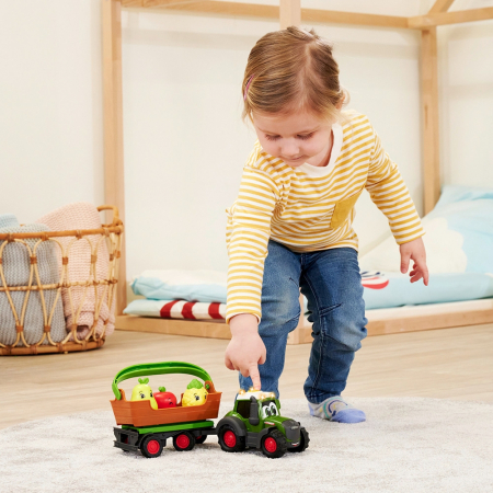 Simba ABC Freddy Gyümölcsös Traktor 30 cm, fényekkel, hangokkal, utánfutóval és figurákkal [4]