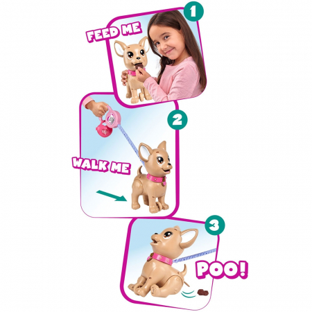 Simba Chi Chi Love Poo Puppy kutyus játék kiegészítőkkel [2]