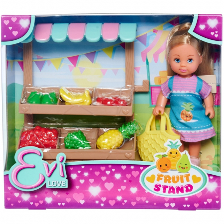 Simba Evi Love gyümölcsárus baba 12 cm kiegészítőkkel [11]