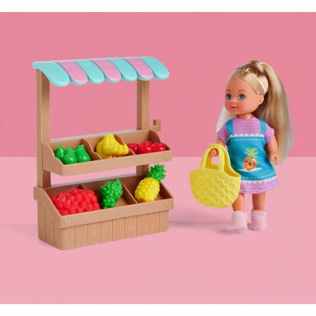 Simba Evi Love gyümölcsárus baba 12 cm kiegészítőkkel [8]