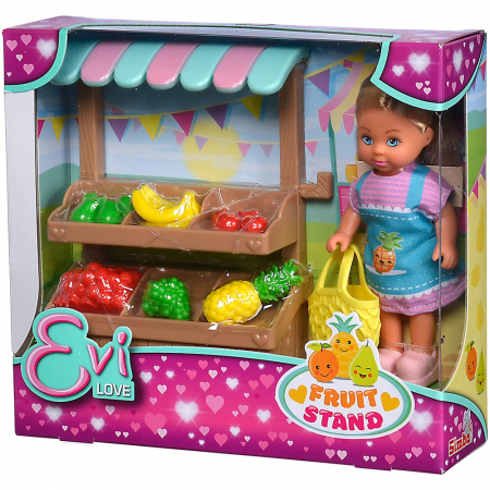 Simba Evi Love gyümölcsárus baba 12 cm kiegészítőkkel [10]