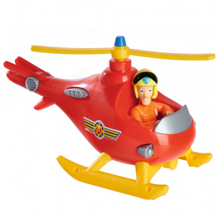 KISAUTÓK - JÁRMŰVEK - Simba Fireman Sam Wallaby helikopter Tom figurával