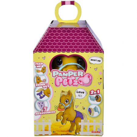 Simba Pamper Petz Póni játék 24 cm kiegészítőkkel [15]