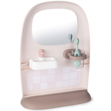 Smoby Baby Nurse krémszínű játék WC kiegészítőkkel [2]
