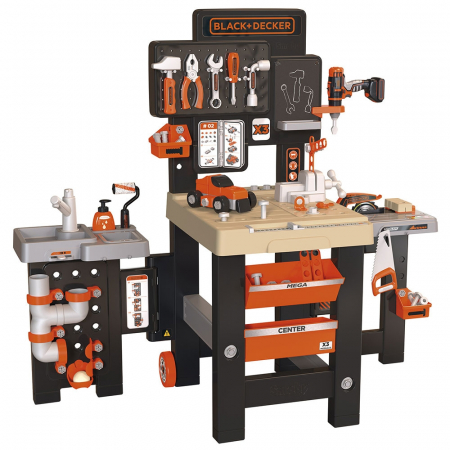 SZEREPJÁTÉKOK - Smoby Black & Decker Mega Központ Műhely