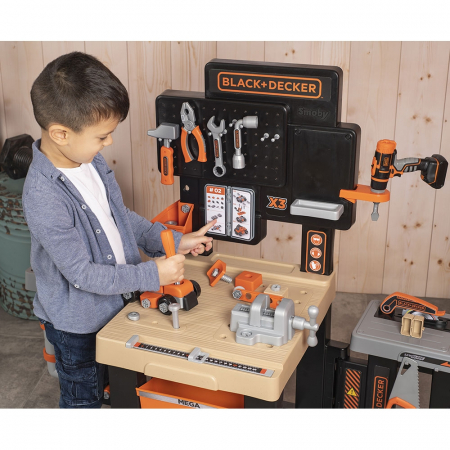 Smoby Black & Decker Mega Központ Műhely [10]