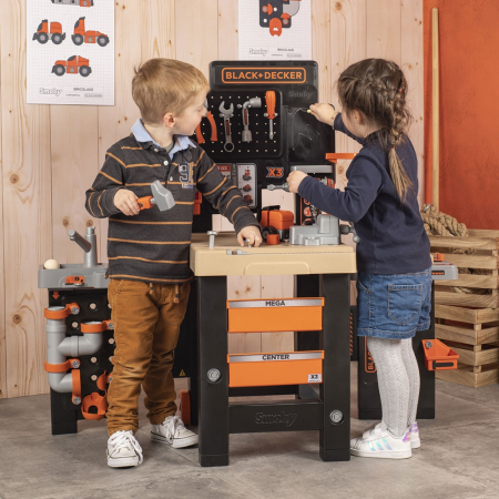 Smoby Black & Decker Mega Központ Műhely [7]