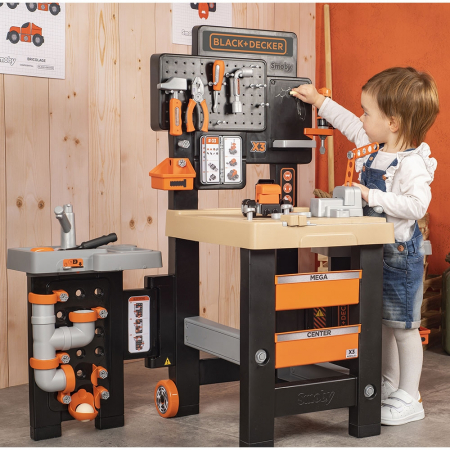 Smoby Black & Decker Mega Központ Műhely [11]