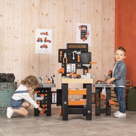 Smoby Black & Decker Mega Központ Műhely [4]
