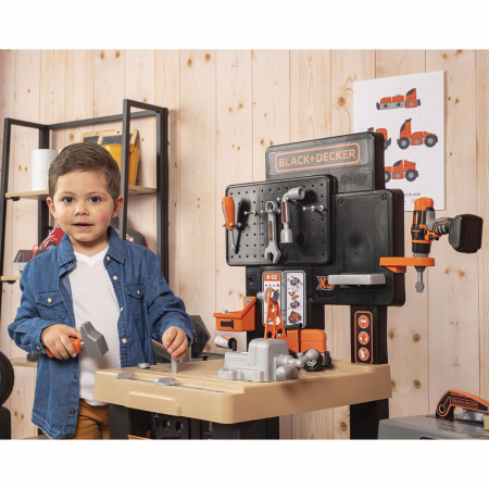 Smoby Black & Decker Mega Központ Műhely [14]