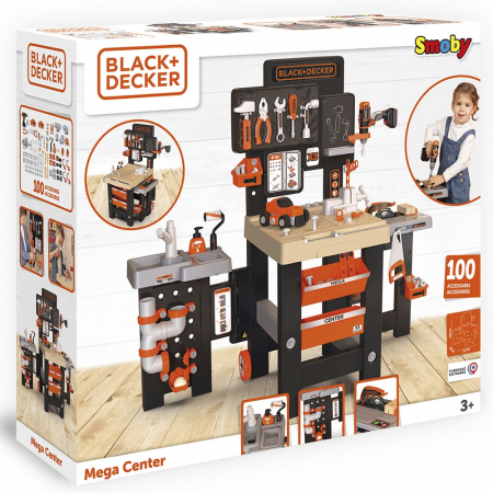Smoby Black & Decker Mega Központ Műhely [16]