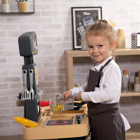 Smoby Food Corner fekete gyerek étterem [16]