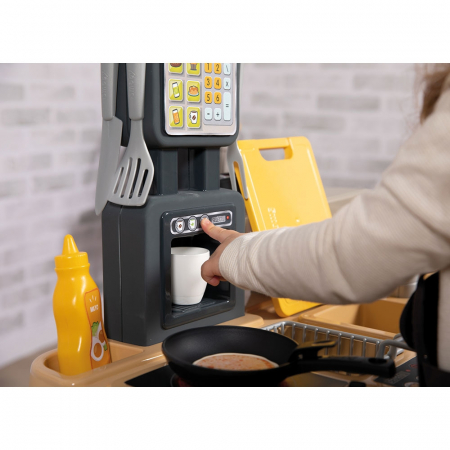 Smoby Food Corner fekete gyerek étterem [20]