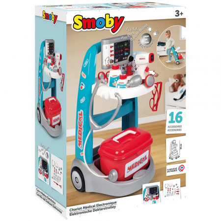 Smoby játék orvosi készlet kocsival és kiegészítőkkel [6]