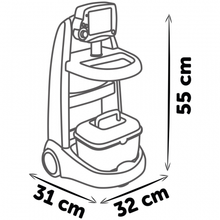 Smoby játék orvosi készlet kocsival és kiegészítőkkel [1]