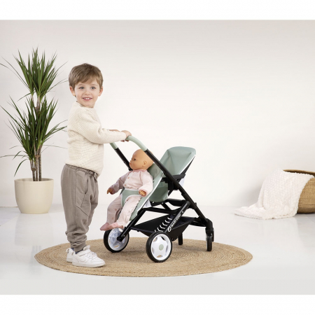 Smoby Maxi Cosi Twin kék babakocsi babáknak [4]