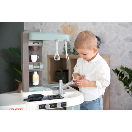 Smoby Tefal Studio XL Bubble kék játékkonyha kiegészítőkkel [9]